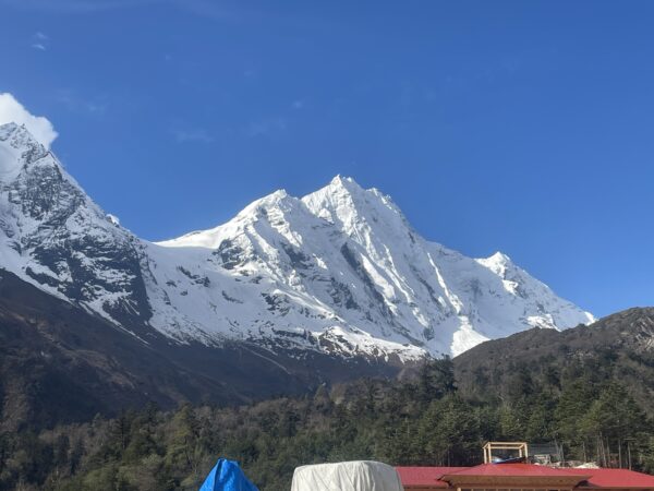 Tsum Valley with Manaslu Larkya Pass Trek: A Remote Himalayan Adventure 5 Singa Chuli Peak view from Shyala