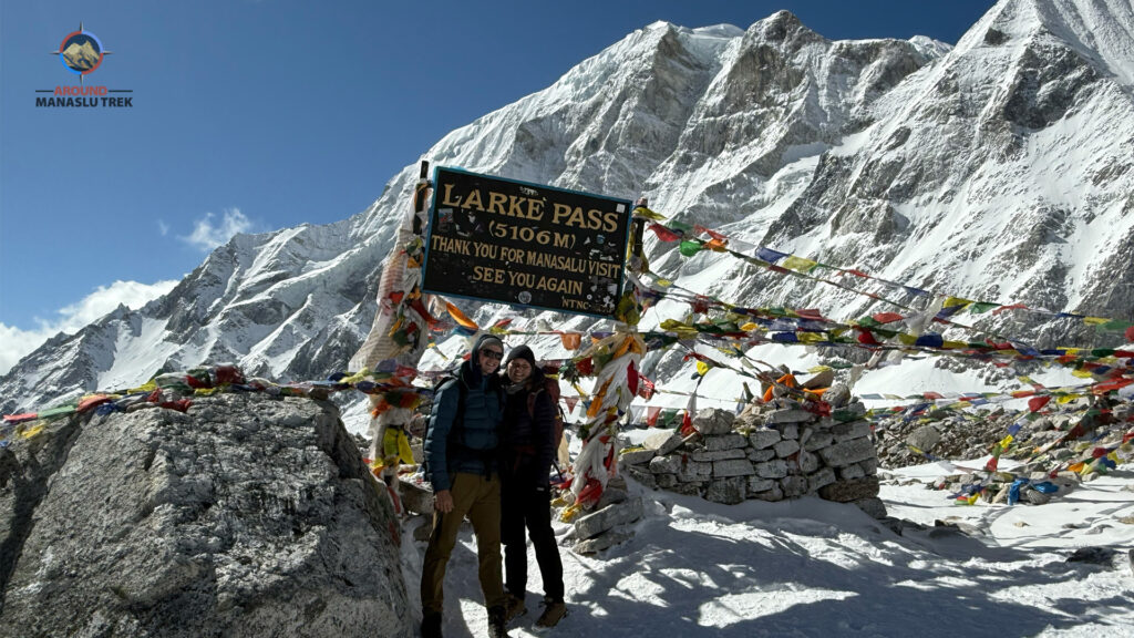 Tsum Valley with Manaslu Larkya Pass Trek: A Remote Himalayan Adventure 3 Simon and Jok in Larke Pass