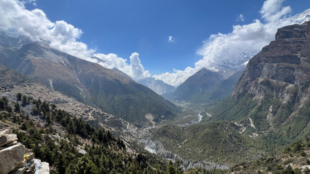 Manaslu and Annapurna Circuit Trek - Ultimate Nepal Circuit Adventure Guide 4 annapurna circuit - view from Nawal